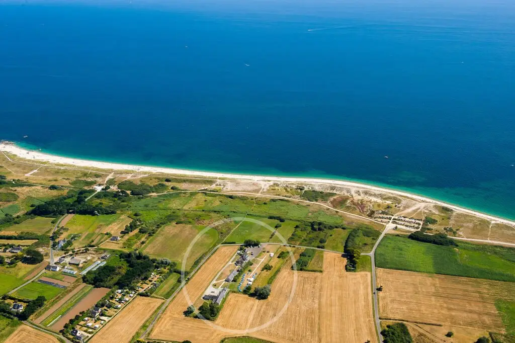 Le Village des Pêcheurs Treffiagat vue aérienne - Rêves-de-Mer- Envies d'Ouest - UNAT Bretagne